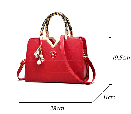 Mercedes Benz Luxury Handbag With Free Matching Wallet - monovibags