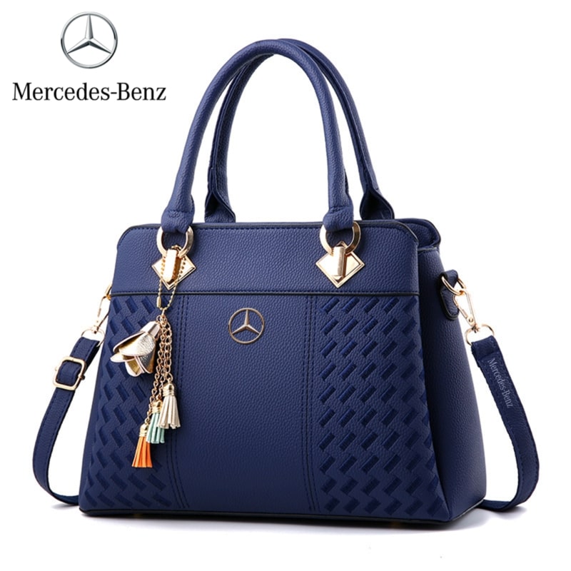 Mercedes Benz Blue Tote Bag