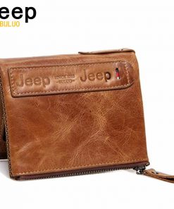 Jeep Unisex Wallets Genuine Leather Men Women - monovibags